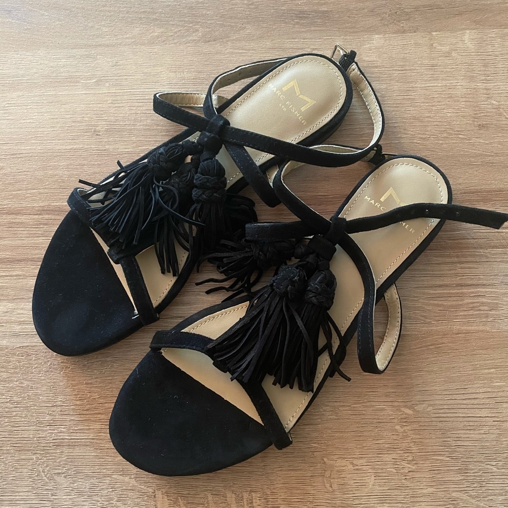 Marc Fisher strappy flat sandal